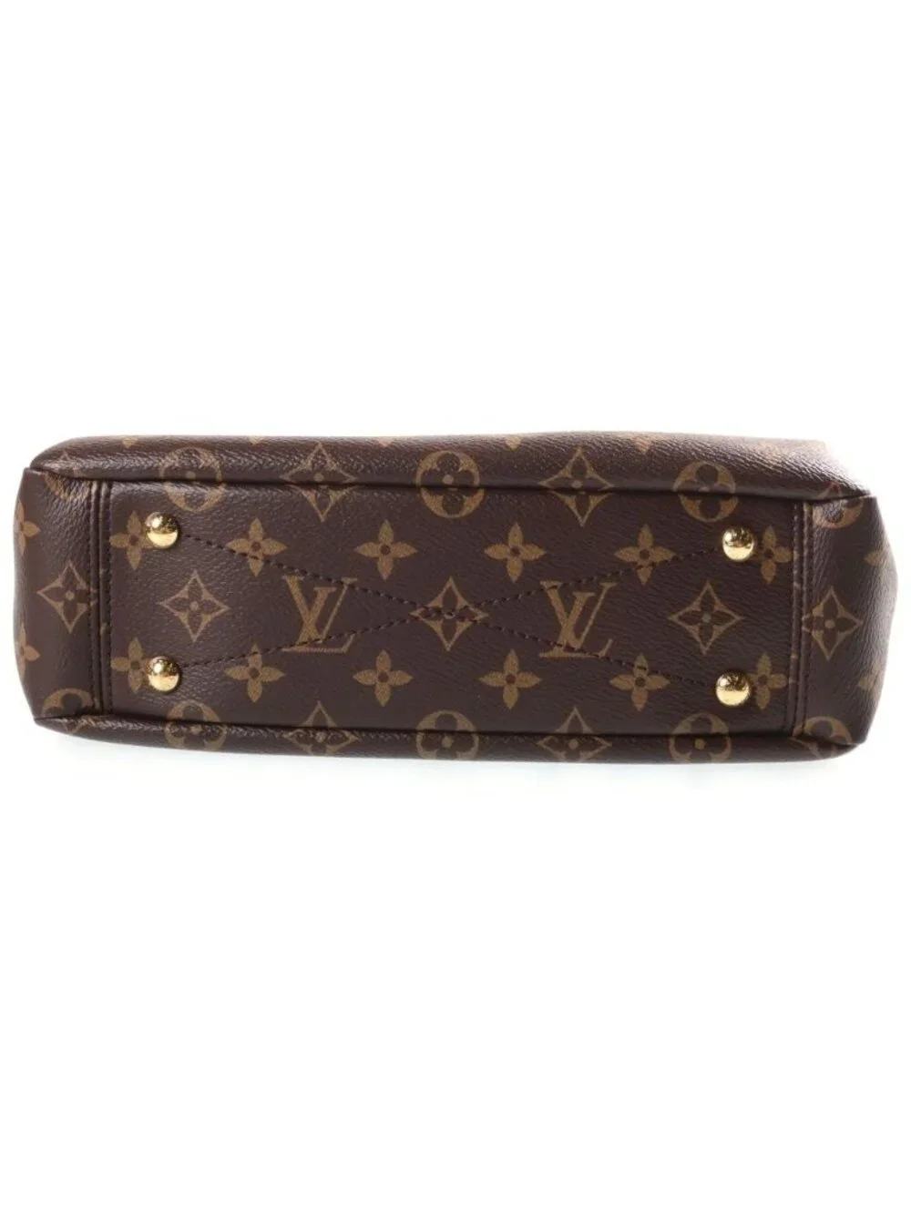 Louis Vuitton Monogram Pallas BB Handbag 2-Way Shoulder Leather Brown